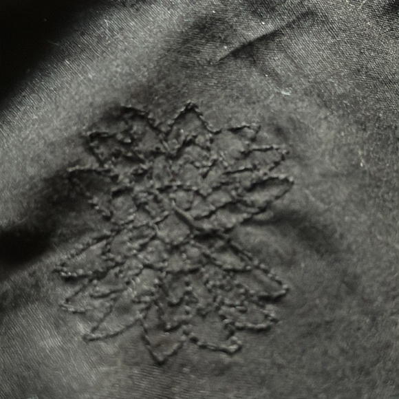 J. Crew Embroidered black 100% cotton halter midi dress Sz 6 - Picture 6 of 8